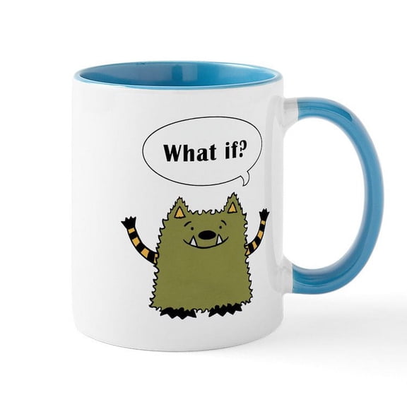 CafePress - Whatif Monster Mug - 11 oz Ceramic Mug - Novelty Coffee Tea Cup