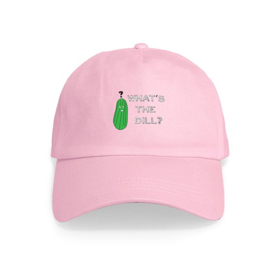 CafePress - Whats The Dill? Cap - Adjustable 100% Brushed Unisex Casual Cotton Baseball Cap, Beige, 1
