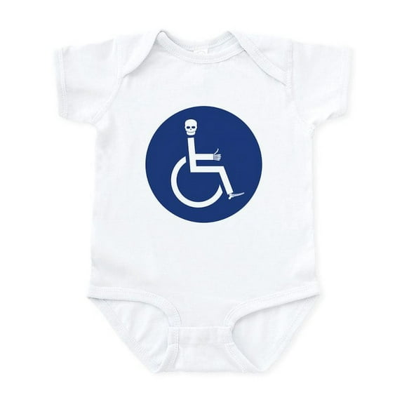 CafePress - Wheelchair Infant Bodysuit - Baby Light Bodysuit, Size Newborn - 24 Months