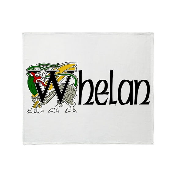CafePress - Whelan Celtic Dragon Throw Blanket - Soft Fleece Throw Blanket, 50"x60" for All Ages
