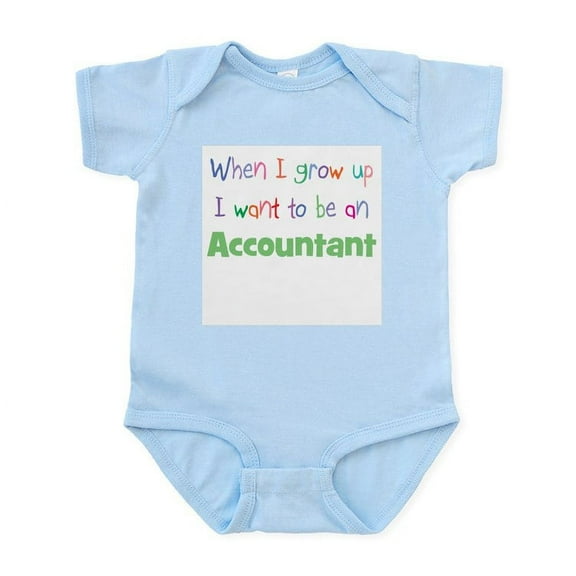 CafePress - When I Grow Up Accountant Infant Bodysuit - Baby Light Bodysuit, Size Newborn - 24 Months