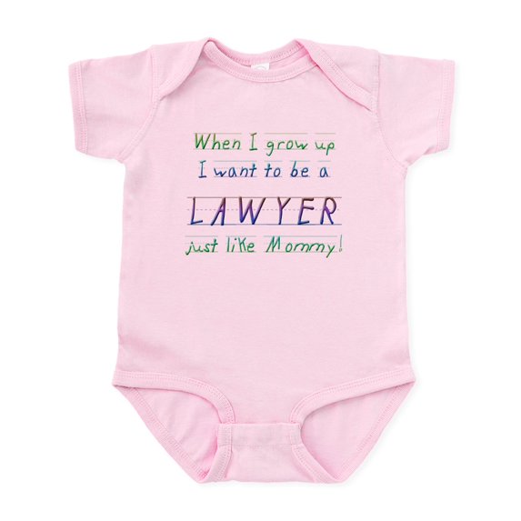 CafePress - When I Grow Up ... (Mommy/Blu Infant Bodysuit - Baby Light Bodysuit, Size Newborn - 24 Months