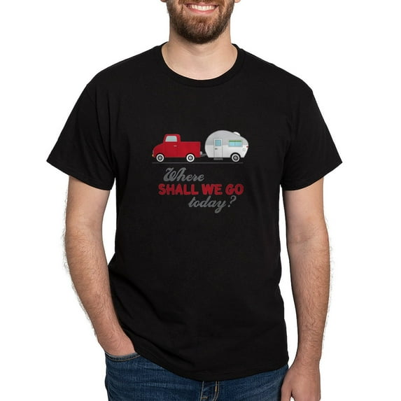 CafePress - Where Shall We Go T Shirt - Men's Classic Graphic Cotton T-Shirt