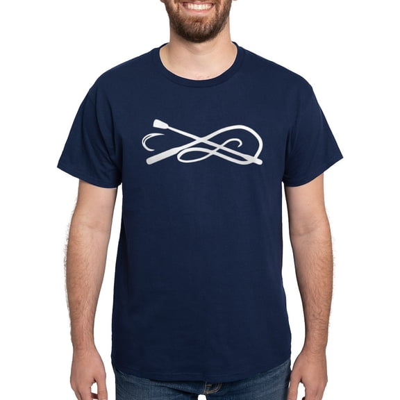 CafePress - Whip And Crop Decorative Motif T Shirt - Men's Classic Graphic Cotton T-Shirt