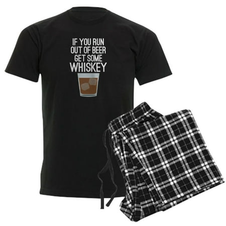 CafePress - Whiskey Men's Dark Pajamas - Men's Dark Loose Fit Cotton Pajama Set