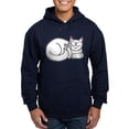 thumbnail image 1 of CafePress - White ASL Kitty Hoodie (Dark) - Pullover Hoodie, Classic, Comfortable Hooded Sweatshirt, 1 of 4