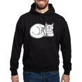 thumbnail image 1 of CafePress - White ASL Kitty Hoodie (Dark) - Pullover Hoodie, Classic, Comfortable Hooded Sweatshirt, 1 of 4