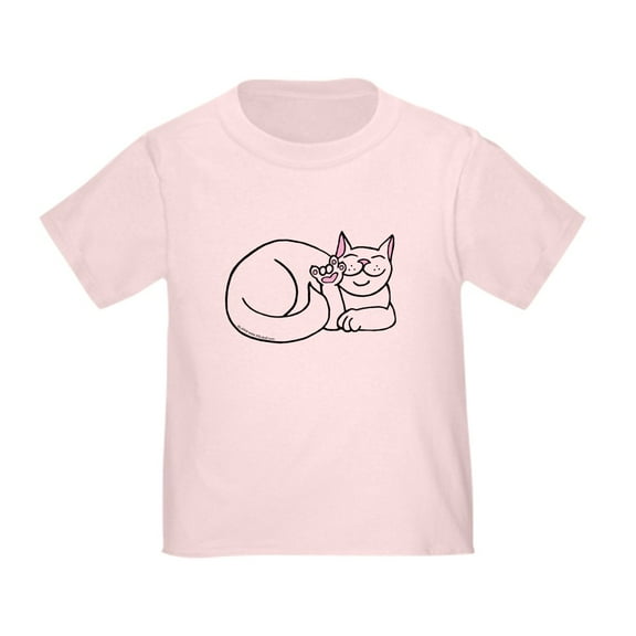 CafePress - White ASL Kitty Toddler T Shirt - Cute Toddler T-Shirt, 100% Cotton