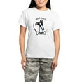 thumbnail image 1 of CafePress - White Black Greyhound IAAM Women's Light Pajamas - Women's Short Sleeve Print T-Shirt and Pants Light Cotton Pajama Set, 1 of 7