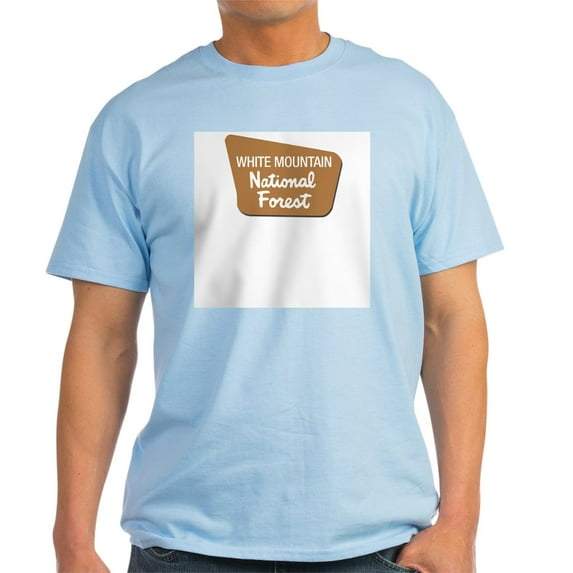 CafePress - White Mountain (Sign) Nationa Ash Grey T Shirt - Men's Classic Graphic T-Shirt