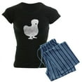 thumbnail image 1 of CafePress - White Silkie Chicken - Women's Dark Pajamas, 1 of 4
