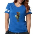 thumbnail image 1 of CafePress - White T Shirt - Womens Football Shirt, 1 of 4