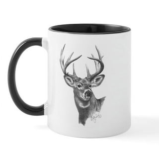 Pack Of 2 Rustic Western Emperor Giant Stag Elk Moose Deer Coffee Mugs Cups  