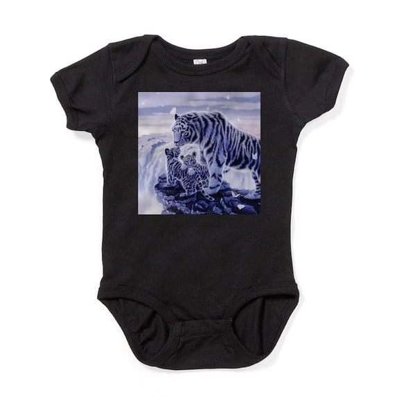 CafePress - White Tigress And Her Cubs Body Suit - Cute Infant Bodysuit Baby Romper - Size Newborn - 24 Months