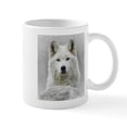 thumbnail image 1 of CafePress - White Wolf Mug - 11 oz Ceramic Mug - Novelty Coffee Tea Cup, 1 of 4