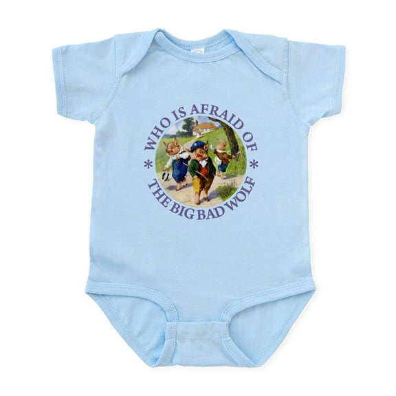 CafePress - Who Is Afraid Of The Big Bad Wolf Infant Bodysuit - Baby Light Bodysuit, Size Newborn - 24 Months