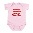 thumbnail image 1 of CafePress - Who Needs Santa Nana & Pop Infant Bodysuit - Baby Light Bodysuit, Size Newborn - 24 Months, 1 of 4