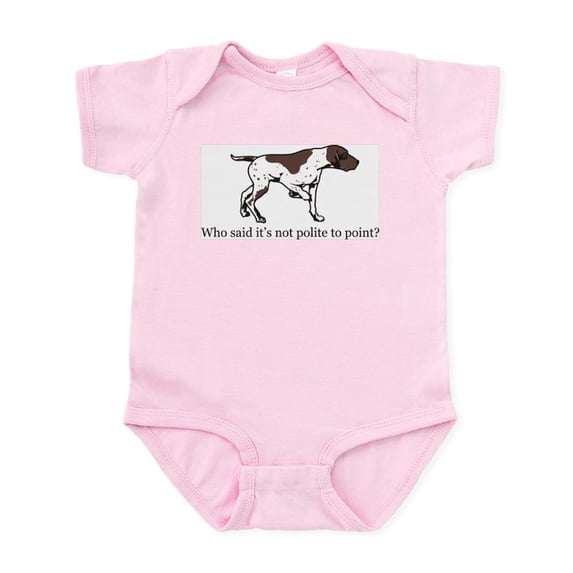 CafePress - Who Said It's Not Polite To P Infant Bodysuit - Baby Light Bodysuit, Size Newborn - 24 Months