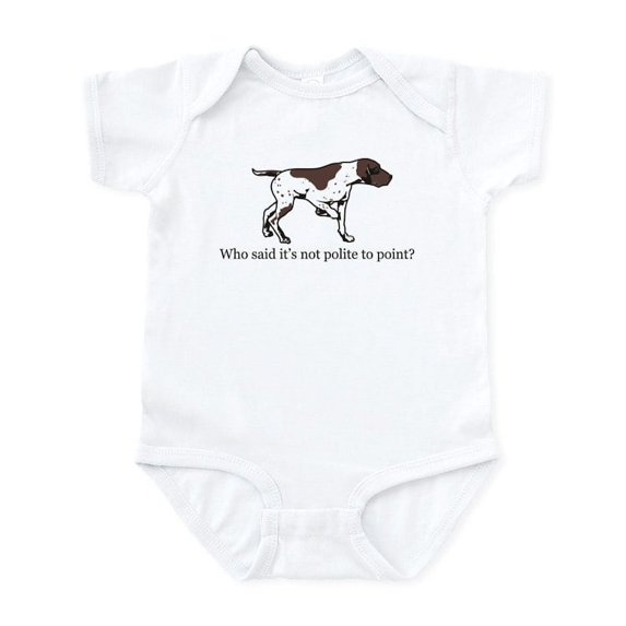 CafePress - Who Said It's Not Polite To P Infant Bodysuit - Baby Light Bodysuit, Size Newborn - 24 Months