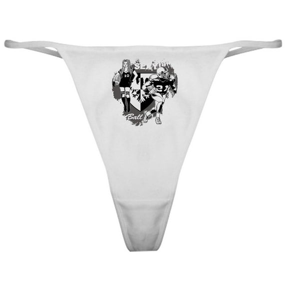CafePress - Who Say Football Is Not Sexy Classic Thong - Women's Novelty Thong Panties Underwear