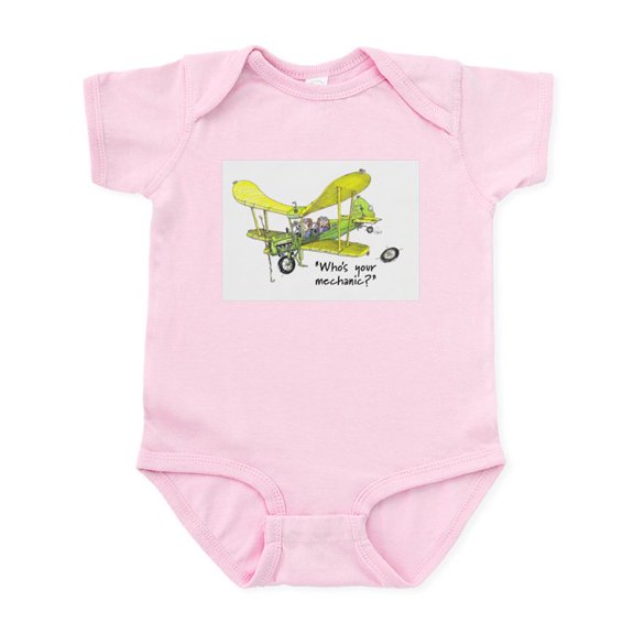CafePress - Who's Your Mechanic? Infant Bodysuit - Baby Light Bodysuit, Size Newborn - 24 Months