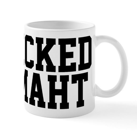 CafePress - Wicked Smaht Funny Bost Stainless Steel Travel Mug - 11 oz Ceramic Mug - Novelty Coffee Tea Cup