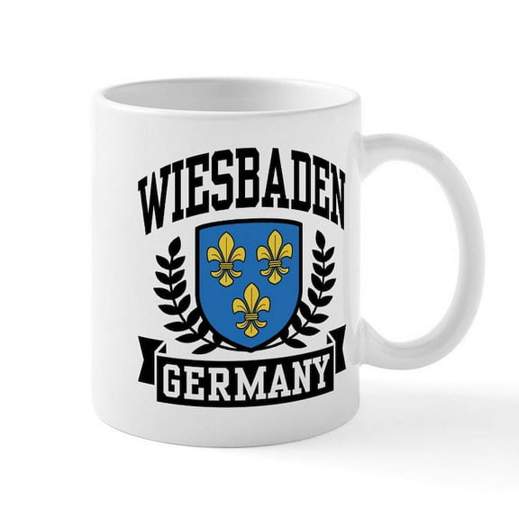 CafePress - Wiesbaden Germany Mug - 11 oz Ceramic Mug - Novelty Coffee Tea Cup