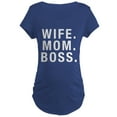 thumbnail image 1 of CafePress - Wife Mom Boss Maternity Dark T Shirt - Maternity Dark T-Shirt, 1 of 3
