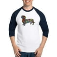 thumbnail image 1 of CafePress - Wild Dachshund Baseball Jersey - Cotton Baseball Jersey, 3/4 Raglan Sleeve Shirt, 1 of 4