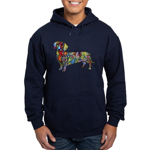 CafePress - Wild Dachshund Hoodie (Dark) - Pullover Hoodie, Classic, Comfortable Hooded Sweatshirt