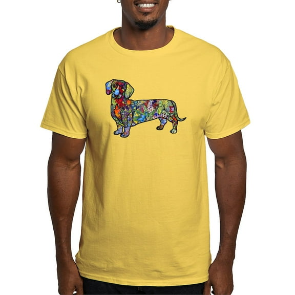 CafePress - Wild Dachshund Light T Shirt - Men's Classic Graphic T-Shirt