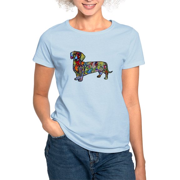 CafePress - Wild Dachshund Women's Light T Shirt - Women's Classic T-Shirt