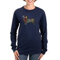 thumbnail image 1 of CafePress - Wild Dachshund Women's Long Sleeve Dark T Shirt - Women's Long Sleeve Graphic Tee Casual Fit, 1 of 4