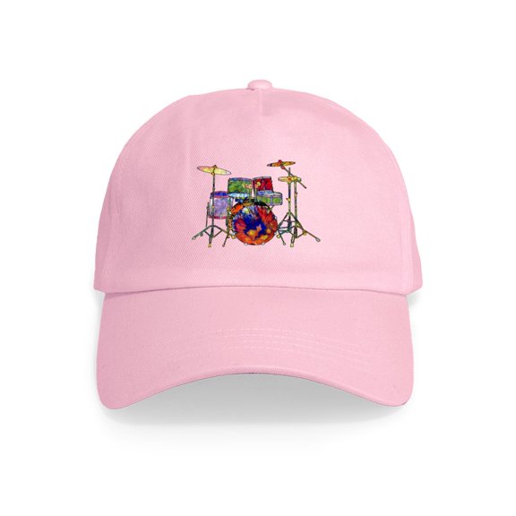 CafePress - Wild Drums Cap - Adjustable 100% Brushed Unisex Casual Cotton Baseball Cap, Beige, 1