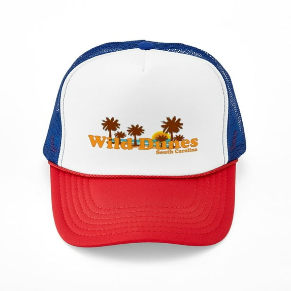 CafePress - Wild Dunes SC - Adjustable Unisex Printed Trucker Hat with Mesh Back