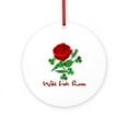 thumbnail image 1 of CafePress - Wild Irish Rose -  Round Wood Ornament 4", 1 of 2