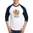 thumbnail image 1 of CafePress - Wildflowers - Cotton Baseball Jersey, 3/4 Raglan Sleeve Shirt, 1 of 4