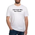 thumbnail image 1 of CafePress - Will Code SQL For Food Fitted T Shirt - Fitted T-Shirt, Vintage Fit Soft Cotton Tee, 1 of 4