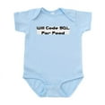 thumbnail image 1 of CafePress - Will Code SQL For Food Infant Creeper - Baby Light Bodysuit, Size Newborn - 24 Months, 1 of 4