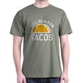 thumbnail image 1 of CafePress - Will Run For Tacos Dark T Shirt - Men's Classic Graphic Cotton T-Shirt, 1 of 4