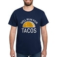 thumbnail image 1 of CafePress - Will Run For Tacos Dark T Shirt - Men's Classic Cotton T-Shirts, 1 of 3