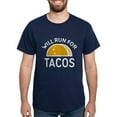 thumbnail image 1 of CafePress - Will Run For Tacos Dark T Shirt - Men's Classic Graphic Cotton T-Shirt, 1 of 4