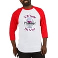 thumbnail image 1 of CafePress - Will Trade Husband For Wine Baseball Jersey - Cotton Baseball Jersey, 3/4 Raglan Sleeve Shirt, 1 of 4