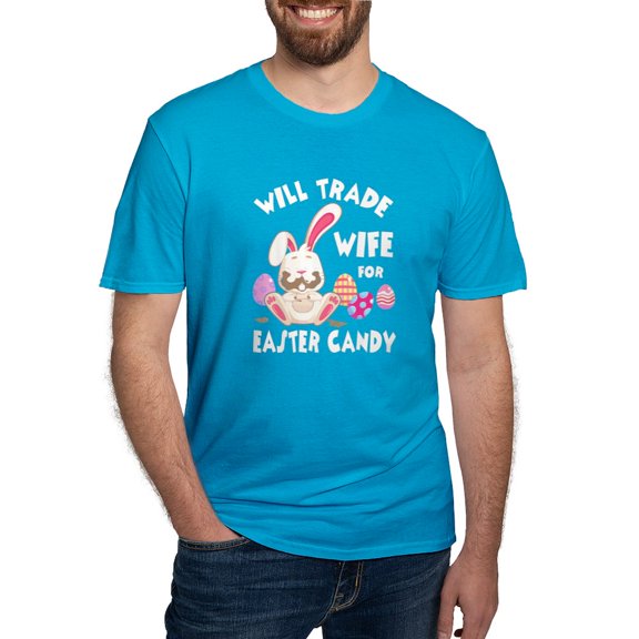 CafePress - Will Trade Wife For Easter Candy Men's Classic T Shirt - Men's Fitted T-Shirt