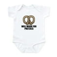 thumbnail image 1 of CafePress - Will Work For Pretzels Infant Bodysuit - Baby Light Bodysuit, Size Newborn - 24 Months, 1 of 4