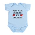 thumbnail image 1 of CafePress - Will You Marry? Body Suit - Baby Light Bodysuit, Size Newborn - 24 Months, 1 of 4