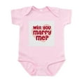 thumbnail image 1 of CafePress - Will You Marry Me? Infant Creeper - Baby Light Bodysuit, Size Newborn - 24 Months, 1 of 4