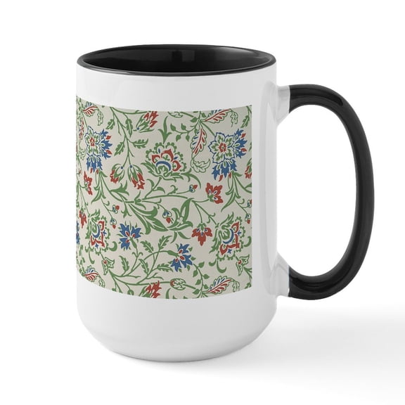 CafePress - William Morris Brentwood Mugs - 15 oz Ceramic Large White Novelty Mug