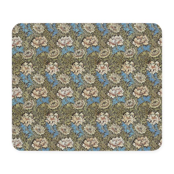 CafePress - William Morris Chrysanthemum Pattern Mousepad - Non-slip Rubber Mousepad, Gaming Mouse Pad