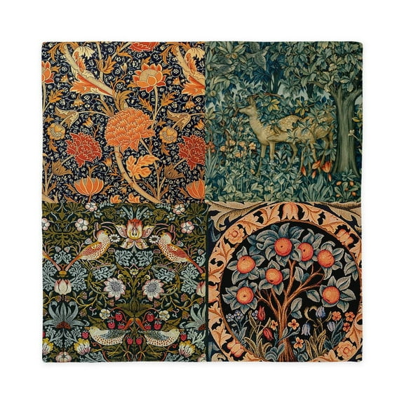 CafePress - William Morris Designs Collage Queen Duvet Cover - Queen Duvet